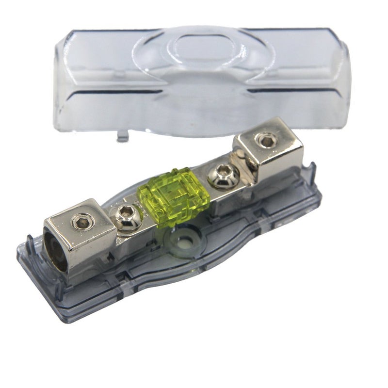 ZOOKOTO 100A Car Audio Power Wire Fuse Holder, Car Boat Marine Auto manlFuse Box Fuse Block 4 Gauge 100 Amp - Image 4